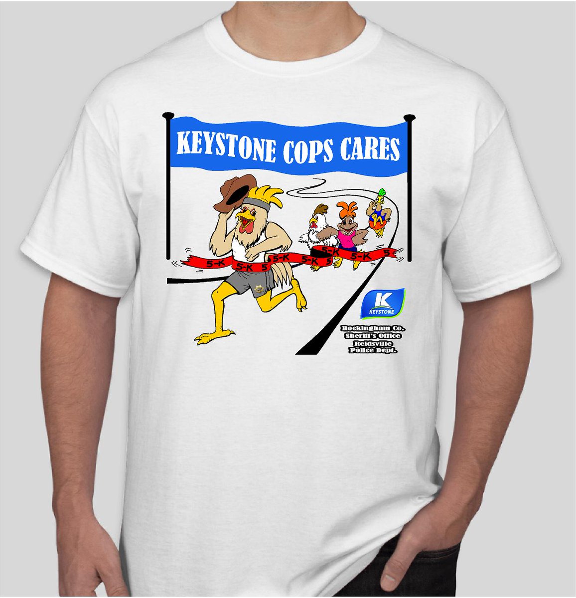 Keystonecops1's tweet image. Register before Saturday to receive the discounted rate for
our Keystone Cops Cares 5K. Get this cool event shirt too! jonesracingcompany.com/keystone/
@JonesRacingCo @ReidsvillePD @rockcosheriff