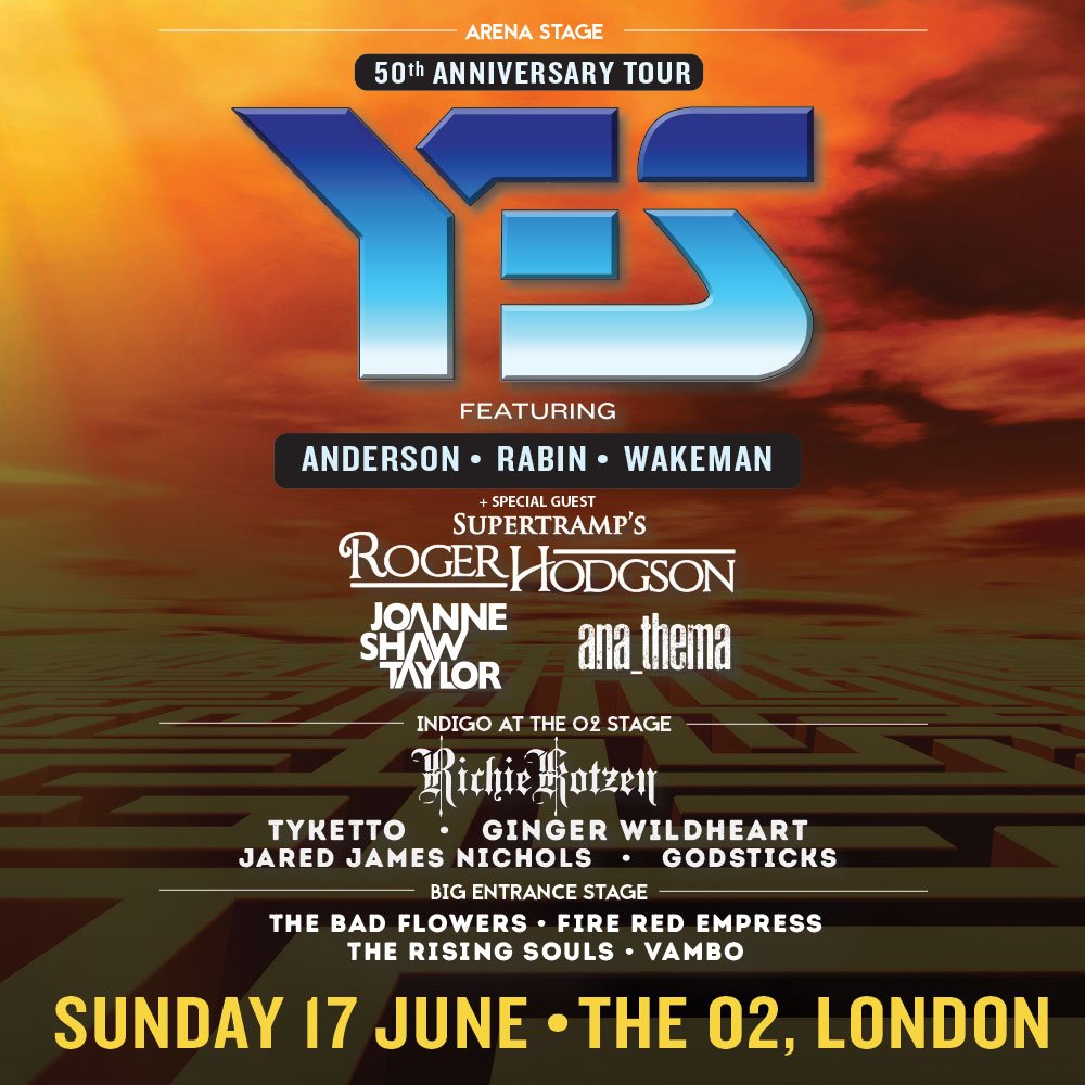 YES featuring ARW (@yesfeaturingarw) on Twitter photo We’ll be heading back to London to headline <a href="/StoneFreeFest/">Stone Free Festival</a> this summer! Join us on Sunday 17th June, tickets are available here > po.st/Pk6uUV #yes #yesfeaturingarw We’ll be heading back to London to headline <a href="/StoneFreeFest/">Stone Free Festival</a> this summer! Join us on Sunday 17th June, tickets are available here > po.st/Pk6uUV #yes #yesfeaturingarw