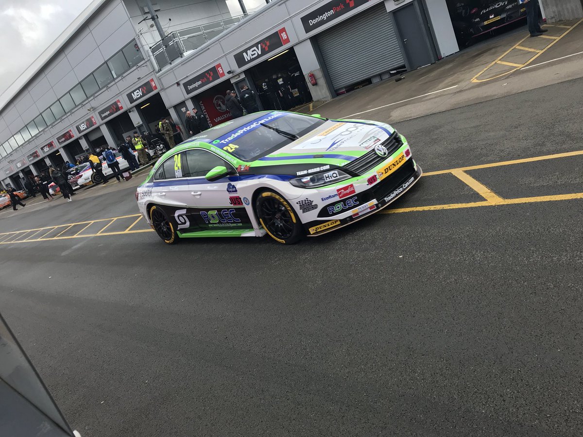 #BTCC testing is underway at <a href="/DoningtonParkUK/">Donington Park</a>. Keep on top of who is setting the pace throughout the afternoon here:  tsl-timing.com/event/181341