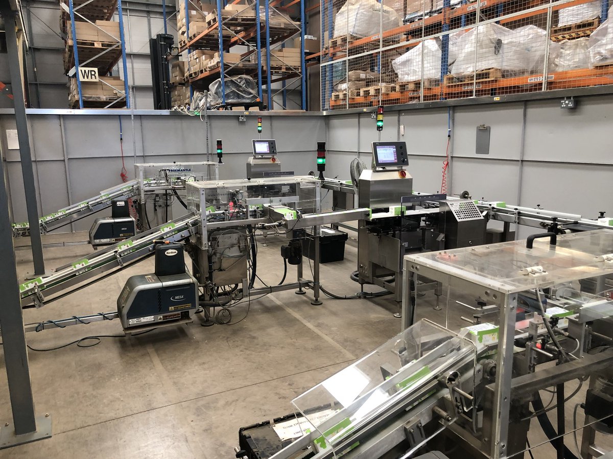 Theteafactory's tweet photo. All machines thundering away on @higherlivingtea green teas today #healthytea https://t.co/mJbdFWCPnV