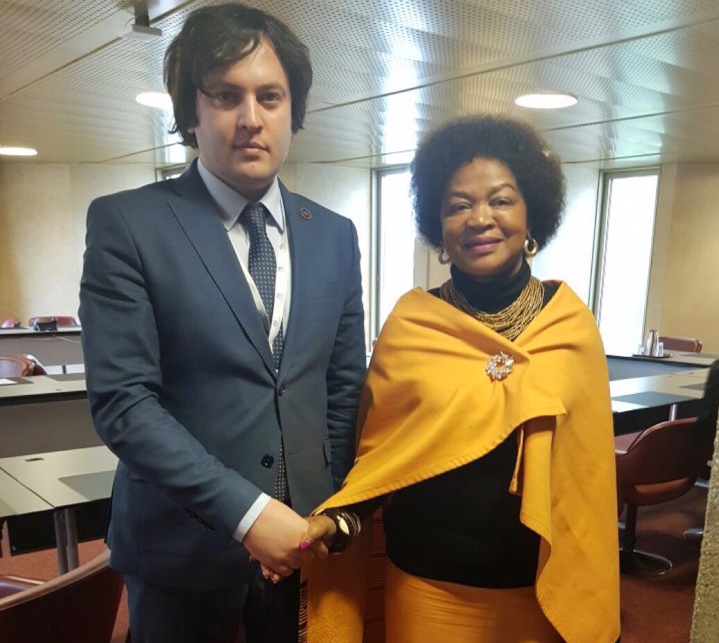 Had good discussion on cooperation, friendship and parliamentary diplomacy with Speaker of the Parliament of Georgia Mr Irakli Kobakhidze on the sidelines of the 138th Assembly of the IPU #IPU138