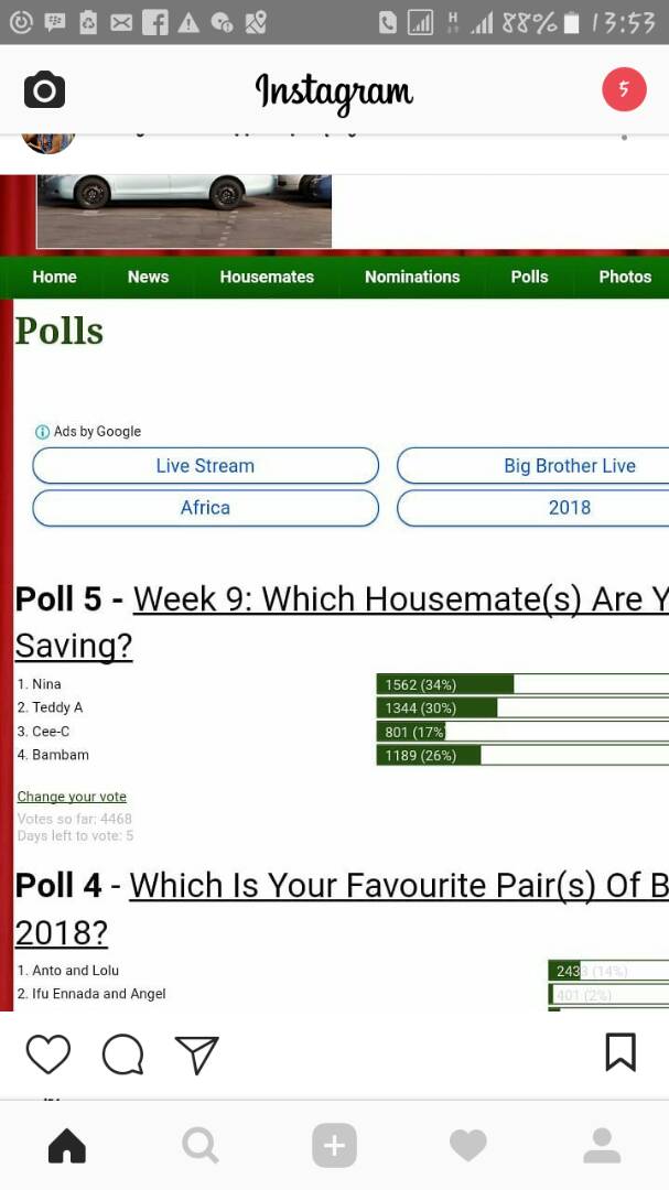 adele_adenike's tweet image. For who it may concern😆😆😆😆😆
Lwkmd.😆😆😆
#BBNaija can you see ur life, i know Cee C will come first on Sunday.
#ScriptedShow🙅🙅🙅🙅