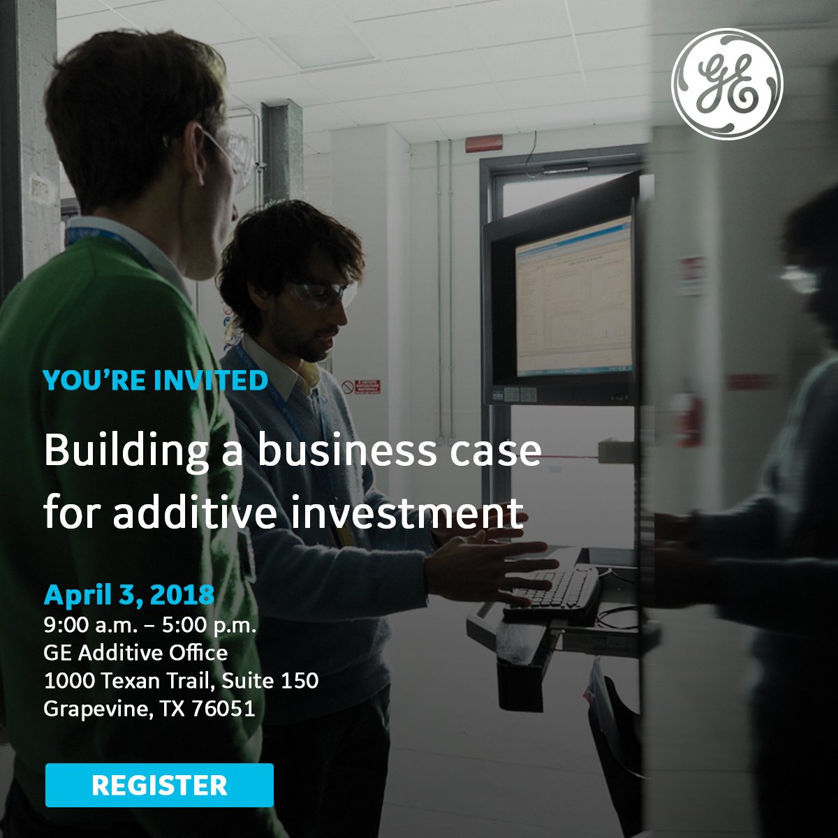 GEAdditive's tweet photo. Learn how to justify your additive investment, starting with our 1-day hands-on workshop on additive ROI. Meet us in Dallas and #ExperienceGEAdditive. Register now!  https://t.co/6XbJGIPnVZ https://t.co/5QnnRHaqys