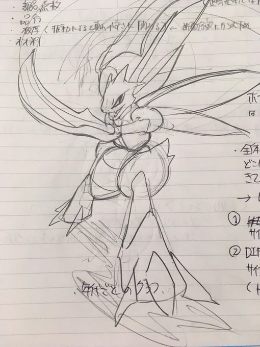 @senra_talk だいぶ前に描いた、ラクガキでストライクを描きました、もちろん見ながら描いた訳ですが

個人的にかなり上手く描けたと思ってます✨ 
