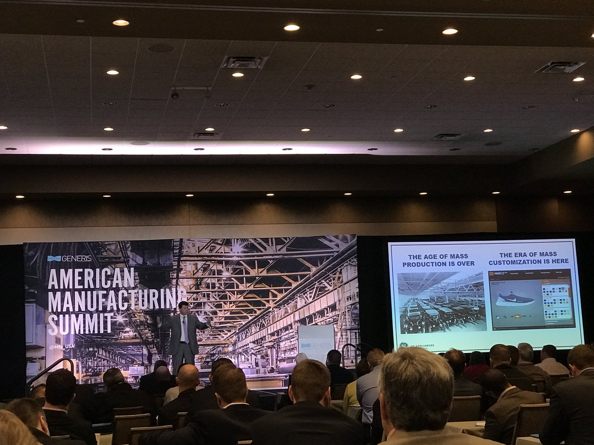 SusanBurrisLive's tweet image. “The era of mass customization is here!” @generalelectric @HaierAmerica #manufacturing #visualcpq