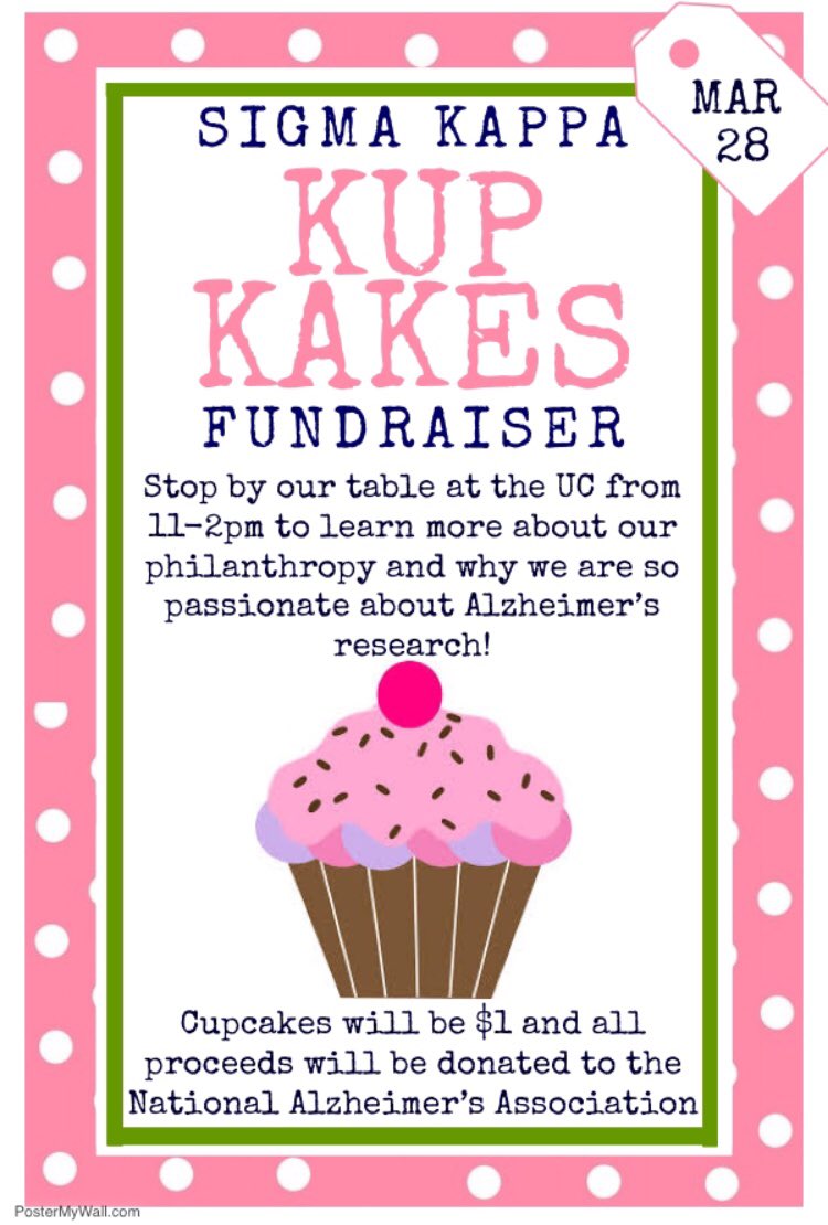 Come see us tomorrow and find out why we are so passionate about our philanthropies!!! Oh and get some yummy cupcakes too!😋
