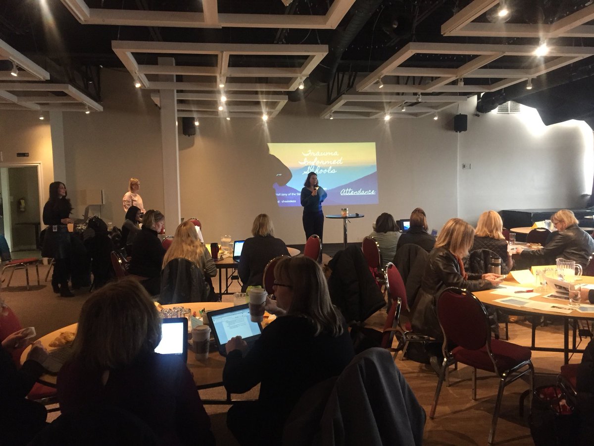 ayeshasyed_'s tweet photo. Facilitating Trauma-Informed Schools learning with an awesome team. Trauma-Informed means we recognize #diversity in the lived experiences of our families and create #inclusive &amp; equitable climates for all. @mcassidy905 @yrdsbinclusion https://t.co/byf9cTcFwO