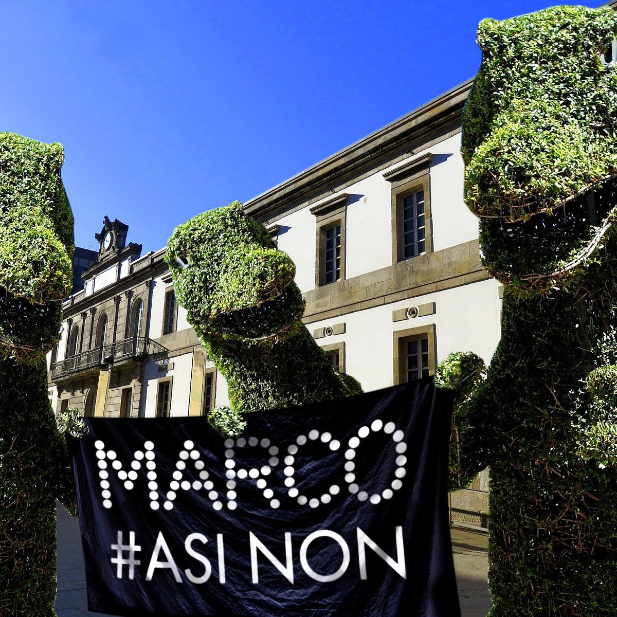 Ata os dinosetos saben que un museo sen dirección, cunha programación sen rumbo, enchendo os espazos con improvisación e sen un orzamento axeitado é unha tomadura de pelo. Non enganen á cidadanía. #MarcoAsiNon