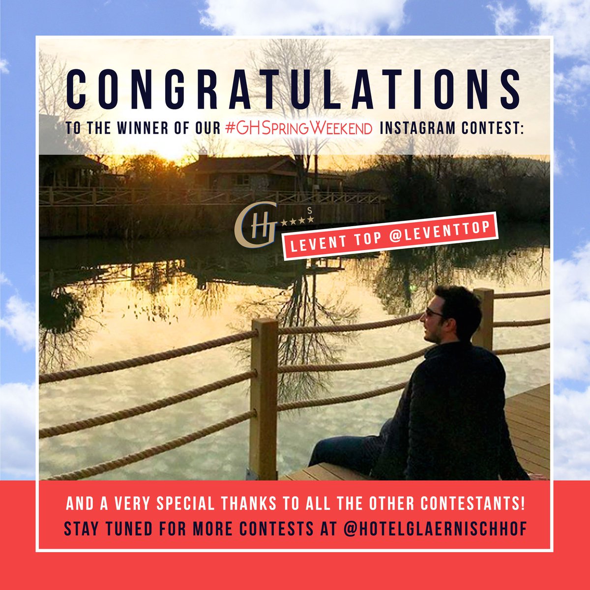 glaernischhof's tweet photo. Congratulations @leventtop for winning our #GHSpringWeekend Instagram contest! THANK YOU to everyone who participated! Stay tuned for our next #sweepstakes 😉 https://t.co/0OdpHZg2VV
#contest #travel #winner #zurich #switzerland #congratulations #hotel #zürich #enjoy #celebrate https://t.co/fmQrTwjcRB