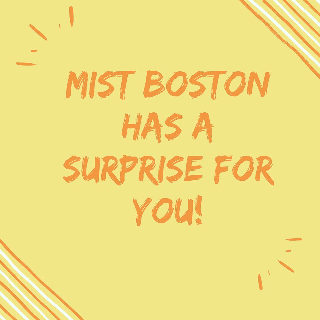 After all the waiting and hustling, at 5pm today, we have a HUGE REVEAL for y’all. Can you guess what it is? #MISTBoston2K18
