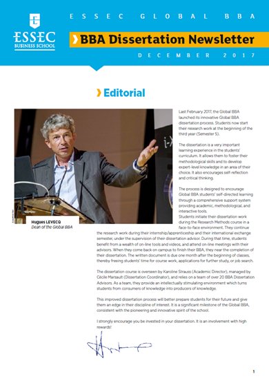 CampagneCC's tweet photo. Très fière de présenter la toute première newsletter du Mémoire Global BBA ESSEC !
Continuons tous ensemble d'impliquer toujours plus les étudiants sur ce travail qui sera pour eux une expérience unique et un outil de grande valeur !
https://t.co/n2qR3XyJx3
@essec https://t.co/jUbN6TdHsL