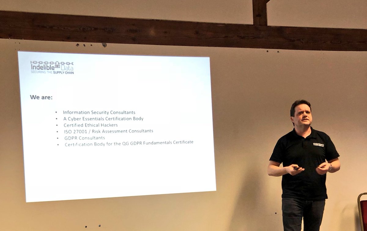 weareintro's tweet image. Our final speaker is @IndelibleData... The topic? Ensuring appropriate security of data 🔐
#INTRObriefing #GDPR