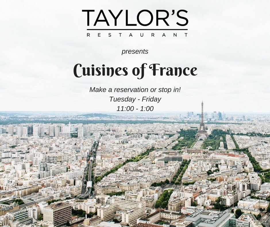 EatAtTaylors's tweet photo. Come try french onion soup, roasted tarragon chicken, french green lentils, and more! #okstatehospitality #hrad2htm https://t.co/2oxSsXWZSt