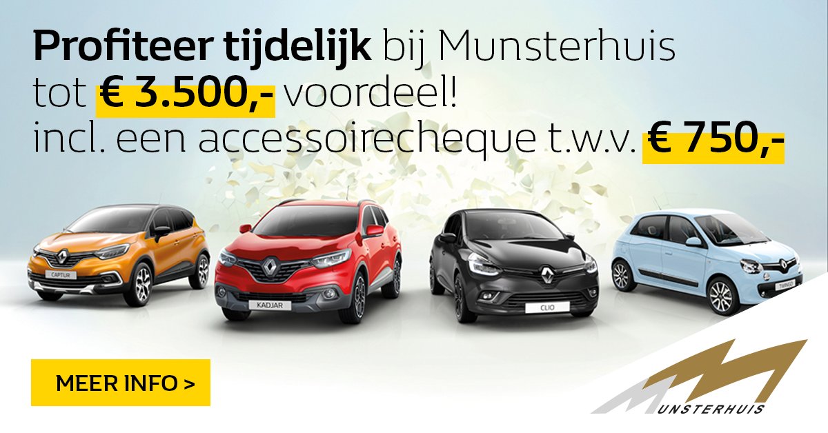 Bij Munsterhuis profiteer je tijdens Salon de Promotion van een voordeel tot wel € 3.500,- inclusief accessoirecheque ter waarde van € 750,-! Bekijk je favoriete model en de voorwaarden nu op de actiesite: bit.ly/1Mn77qx