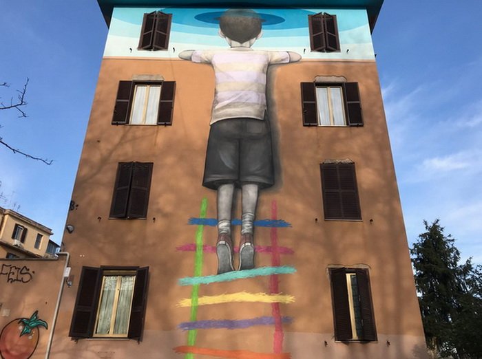 NuovoFaceMag's tweet photo. #Roma. I 22 murales che hanno trasformato #TorMarancia in un museo a cielo aperto. Grazie a @999Contemporary e a 22 street artist internazionali. (Di @MauroOrrico) ► https://t.co/7y4813mFZs https://t.co/yhNCaGZiIR