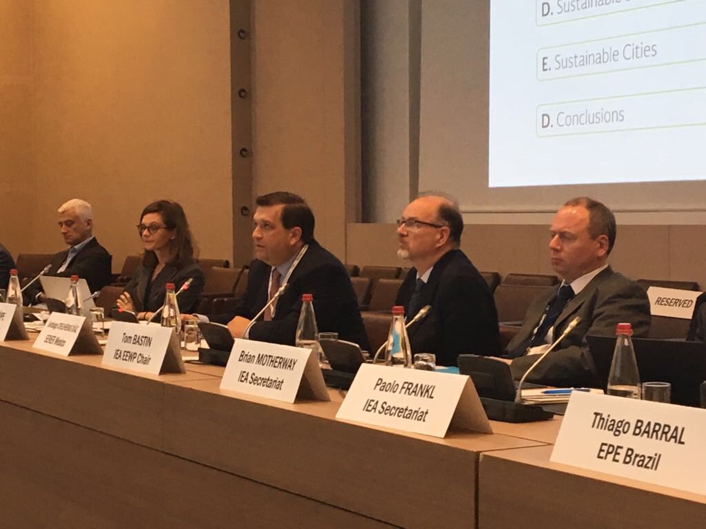 screuheras's tweet photo. .@SENER_mx presenting on .@IEA Enhancing the Impact of Energy Efficiency and Renewable Energy PoliciesBuildings 1)Our Legal Framework 2)The Roadmap 3)Sustainable Housing 4) SME’s 5)Sustainable Cities *Key Message: Yes! it’s possible @LeoBeltranR @BrianRMotherway #IntegrationEERE https://t.co/s4niSd9kEP