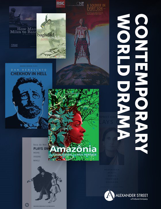Happy #WorldTheatreDay to everyone! We'll be celebrating by digging into our Contemporary World Drama collection for a little afternoon reading break.