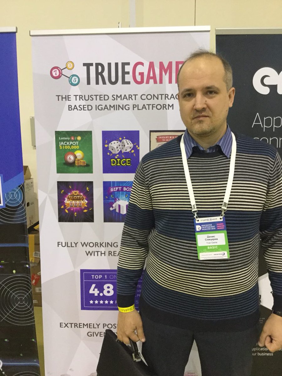 truegameSRL's tweet image. ✅  Truegame team presents our project at #DeCenter Cryptoevent Moscow 2018 that started today. This is an international blockchain-forum and crypto-exhibition 🌐 

If you're also here let's meet at our booth - you can easily find us with Truegame banner! cryptoconf.su/moscow