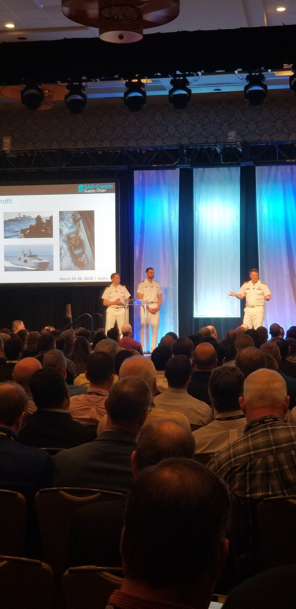 jetsetdave's tweet photo. Royal Canadian Navy currently talking about supply chain and data at #SAPEAM and #SAPSCM conference. Very cool! @EventfulConfs https://t.co/uNoY8JuRo6