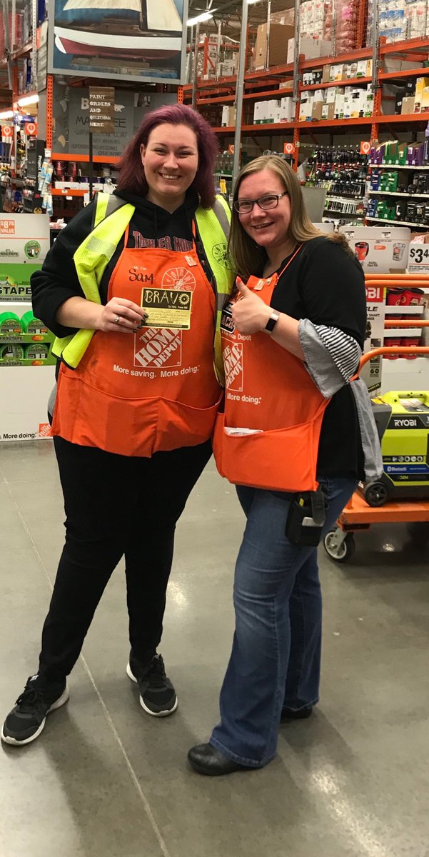 mathew kiser (@mathewkiser) on Twitter photo Great job Sam one of our newest associates receiving a Bravo for safe ladder usage! #hd4725 #pnwstartsafe <a href="/TamaraRoden/">Tamara Roden</a> Great job Sam one of our newest associates receiving a Bravo for safe ladder usage! #hd4725 #pnwstartsafe <a href="/TamaraRoden/">Tamara Roden</a>