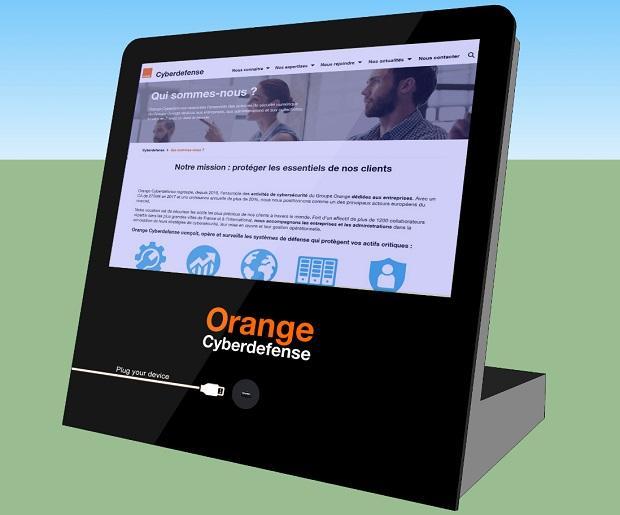Orange lance une borne pour décontaminer les clés USB en entreprise ebx.sh/2DYwHWK
