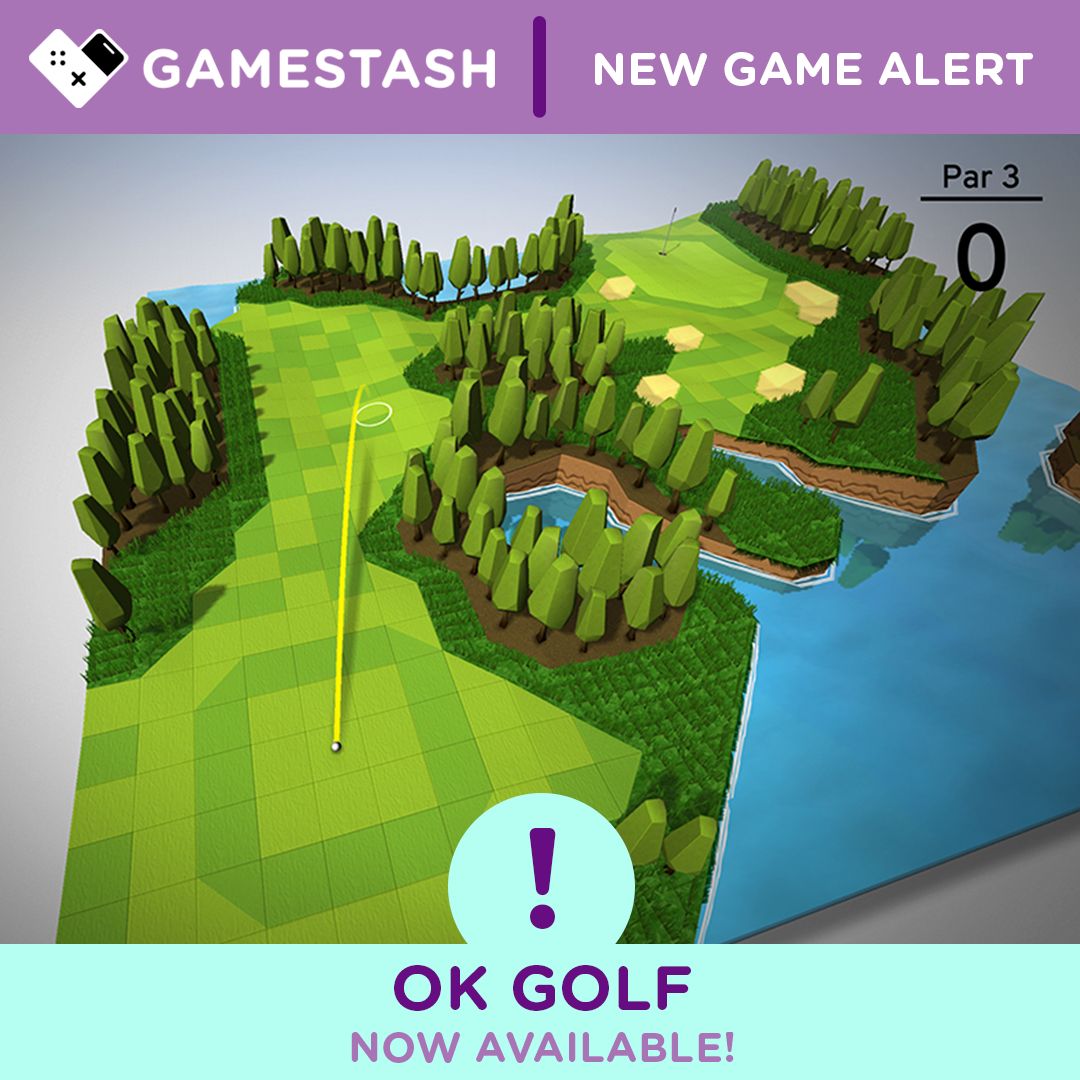 GameStashPlay's tweet photo. Golf on the go! It's not real #golf, but it's OK!

OK Golf, now available on @GameStash!
https://t.co/cFCPJgI0B4 https://t.co/i8QAu7NTkm
