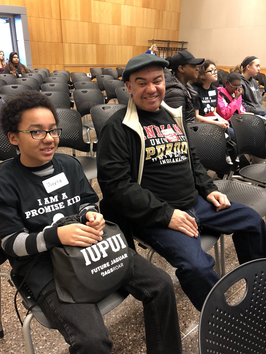 MarionPromise's tweet photo. Alberto and his dad are excited for their day at @IUPUI! https://t.co/dcu3LfIPbU