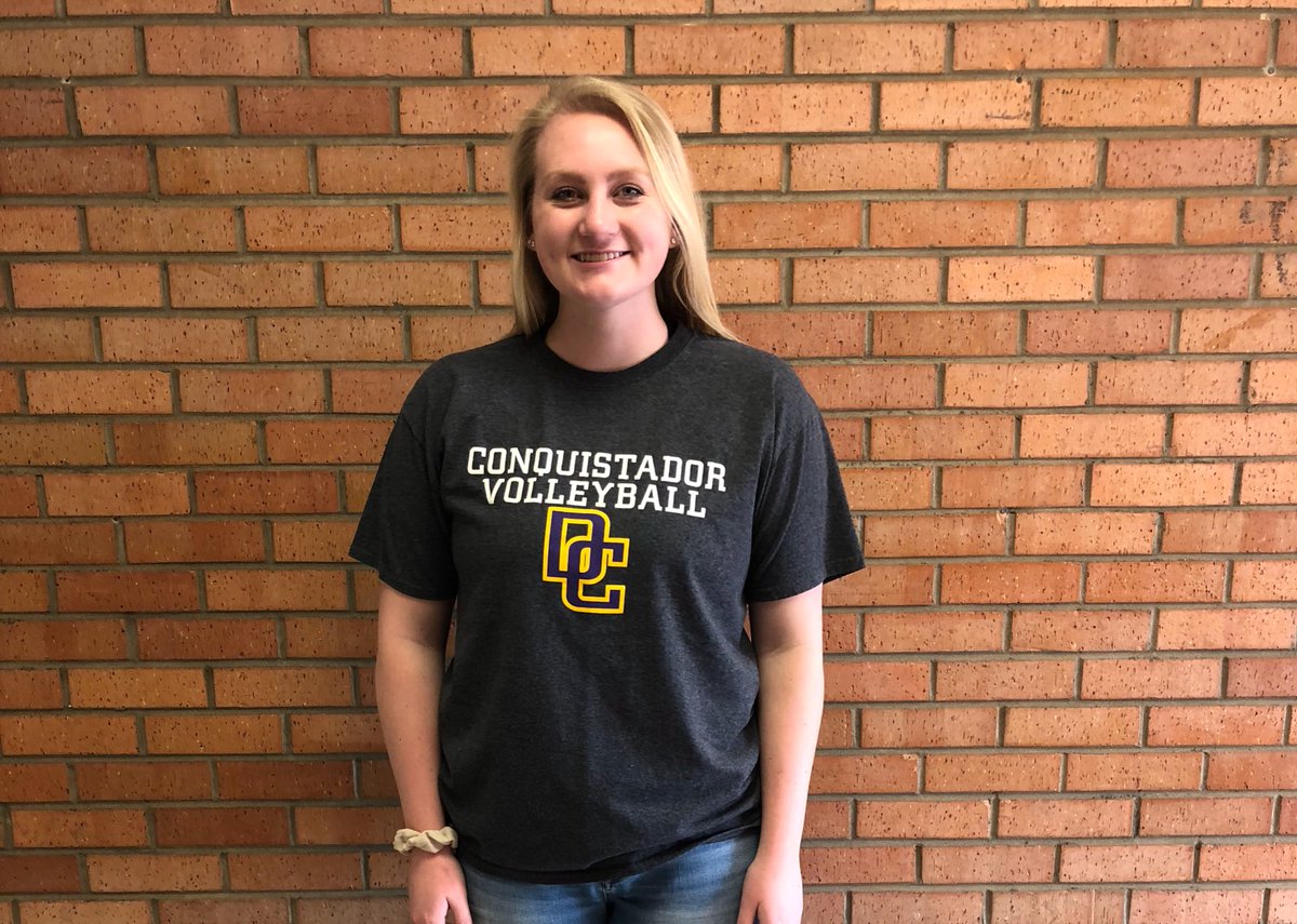 DC3Volleyball's tweet photo. Welcome Catrina Watts, from Montezuma Ks our newest recruit for the 2018 season! #dc3vb #futureconq https://t.co/VFkDVxQrBx