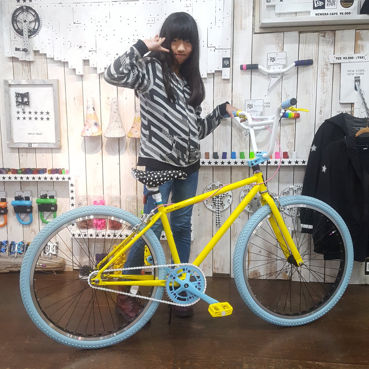 ライダーズカフェ ピストバイク ドロップハンドル付RIDERZ CAFE ピスト