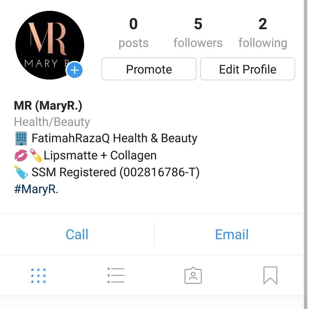 SuzyAZ_sulaiman's tweet photo. Hi uoll,
MaryR dah ada ig sendiri..
@maryr.cosmetic
Pakat ramai-ramai follow tau.
#MR #MaryR #siscuba #brandsendiri #lipmattecollagen.. https://t.co/bmPxSmFfjc
