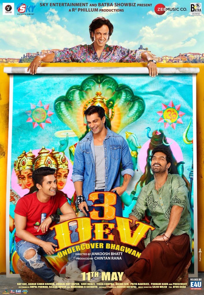 All the best for this @ankoosh_bhatt !! Can't wait to c @ikunaalroykapur @kaykaymenon02 @Iamksgofficial on #11thMay 
#undercoverbhagwan #3dev #BhagwanAaRaheHain