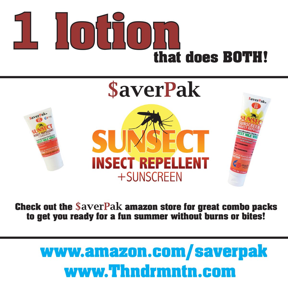 ThndrMntn's tweet image. Gearing up for the warm weather! #sun,#spring,#sunsect,#sunscreen,#insect,#zika