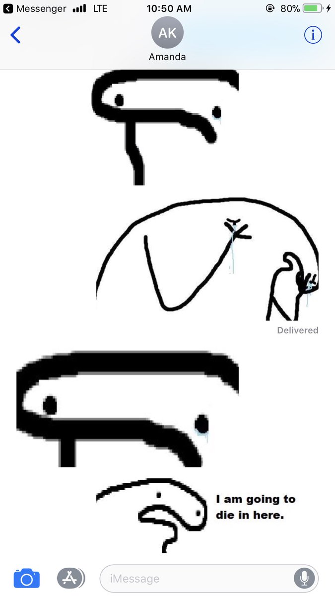 zapblak's tweet photo. This shit is literally what me and Amanda’s conversations become, god dammit. #deep #fried #memecommunication https://t.co/ByUKUcI1kh