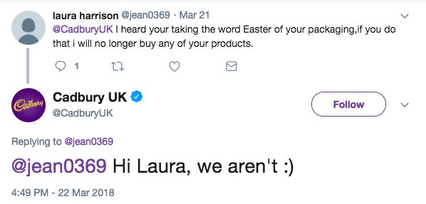 JamieRoss7's tweet image. At this time of year please spare a thought for the Cadbury social media team.