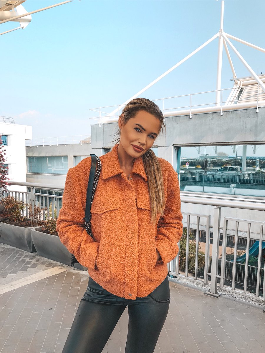orange teddy bear jacket