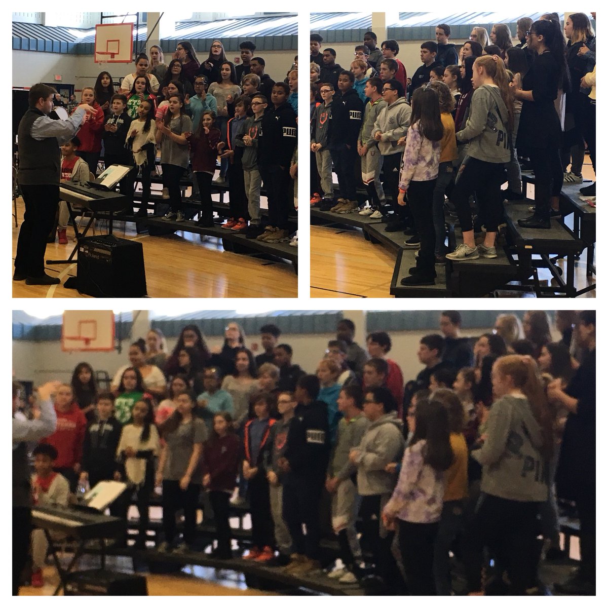 cmshappenings's tweet photo. Spring Concert this morning! Enjoying sounds of the CMS chorus! #gosharks #cmsrocks #cmschorus #mrchertokrocks https://t.co/yB8n8a8d99