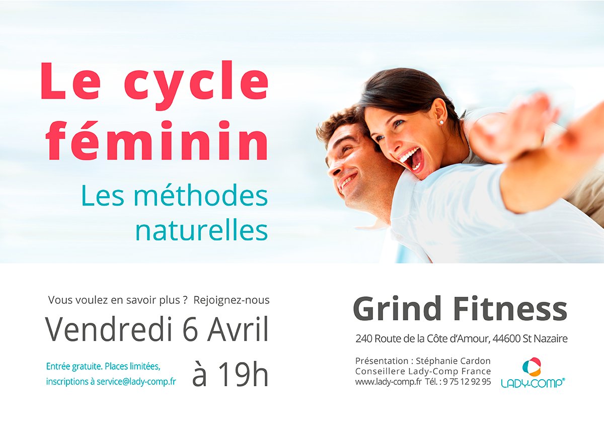 LadycompFrance's tweet photo. Notre conseillère Stéphanie Cardon sera à Saint Nazaire le Vendredi 6 Avril pour échanger avec vous et répondre à vos questions! 😄
#cycle feminin #methodenaturelle #ladycomp #veneznousrencontrer https://t.co/rxIQHTYZe2