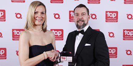 Harman's tweet photo. We are proud to the 9th degree. HARMAN Germany has been recognized for the 9th year in a row as #TopEmployer 2018 - Automotive Germany by @topemployer. It’s a people thing. https://t.co/cdGzb5VpPk https://t.co/YHWlMl1tTl