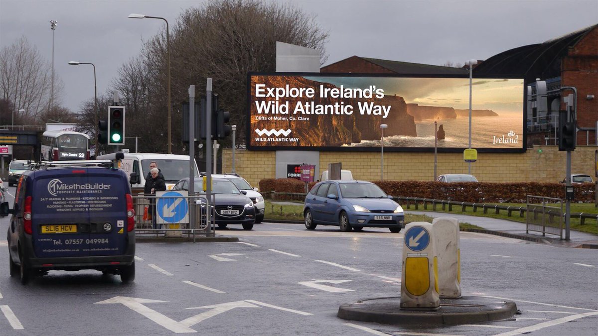 BGriffinTD's tweet photo. 3 Billboards Outside London,England! 3 of 300 nationwide +online, radio &amp; print by @TourismIreland in Britain promoting @wildatlanticway🇮🇪🇬🇧 https://t.co/worjMfRGtG