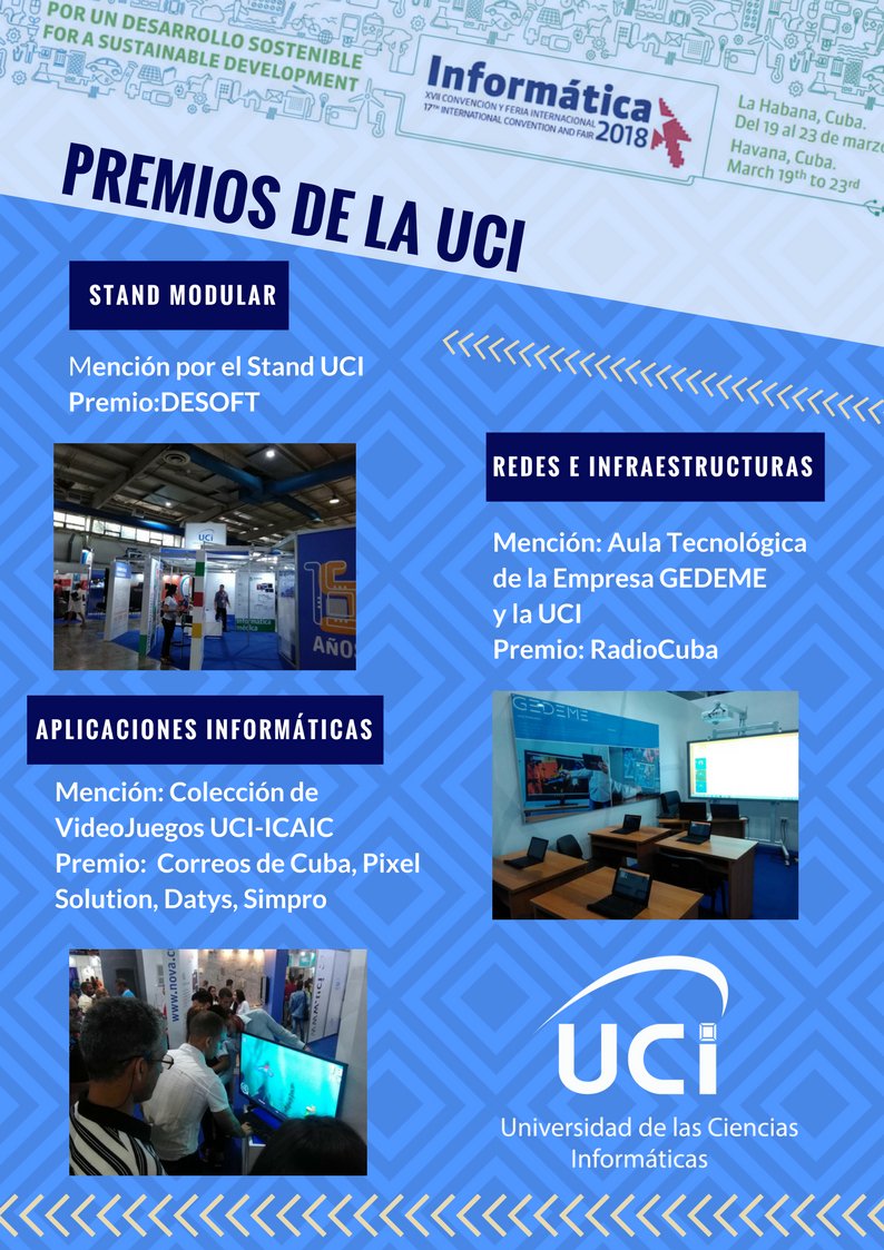 universidad_uci's tweet image. Lauros de la @universidad_uci en #Informática2018 @CubaMES @UCLVCU @CubaMined @UOCuba @UdeLaHabana @univholguinera #SomosUCI