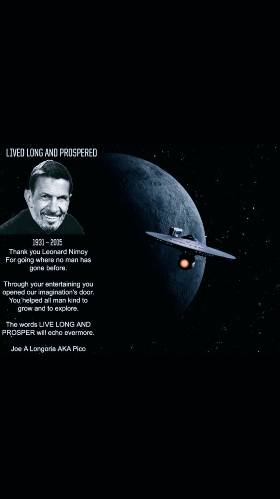 Happy birthday Leonard Nimoy you will always be remembered 