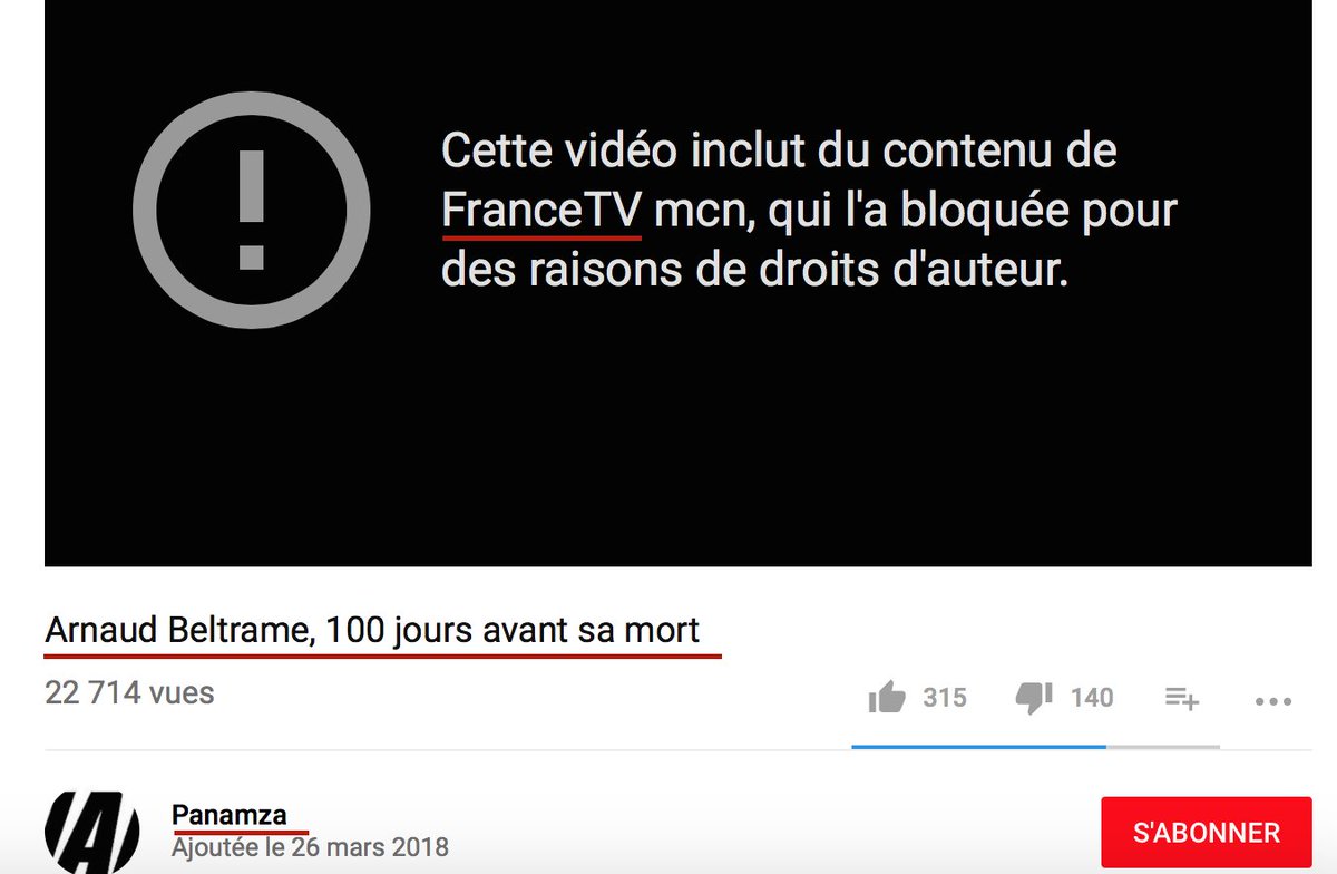 Affaire Beltrame : l'État fait censurer une vidéo de Panamza, elle est remise en ligne sur un site russe