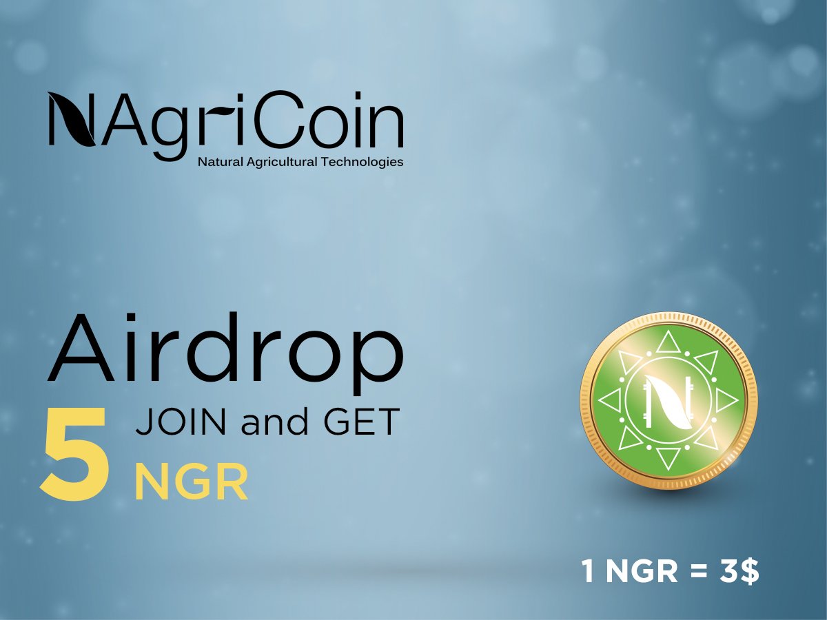 Airdropalertcom's tweet image. NEW AIRDROP 📢 -⭐⭐⭐⭐⭐5/5 stars- 💰worth ~$15

🔹#NagriCoin (NGR) by Natural Agricultural Technologies (NagriTech)
🔹Free 5 NGR for easy social media tasks!
🔹Only to first 10,000!

Go to airdrop airdropalert.com/airdrop/882 🚀

#crypto #airdrop #airdropalert