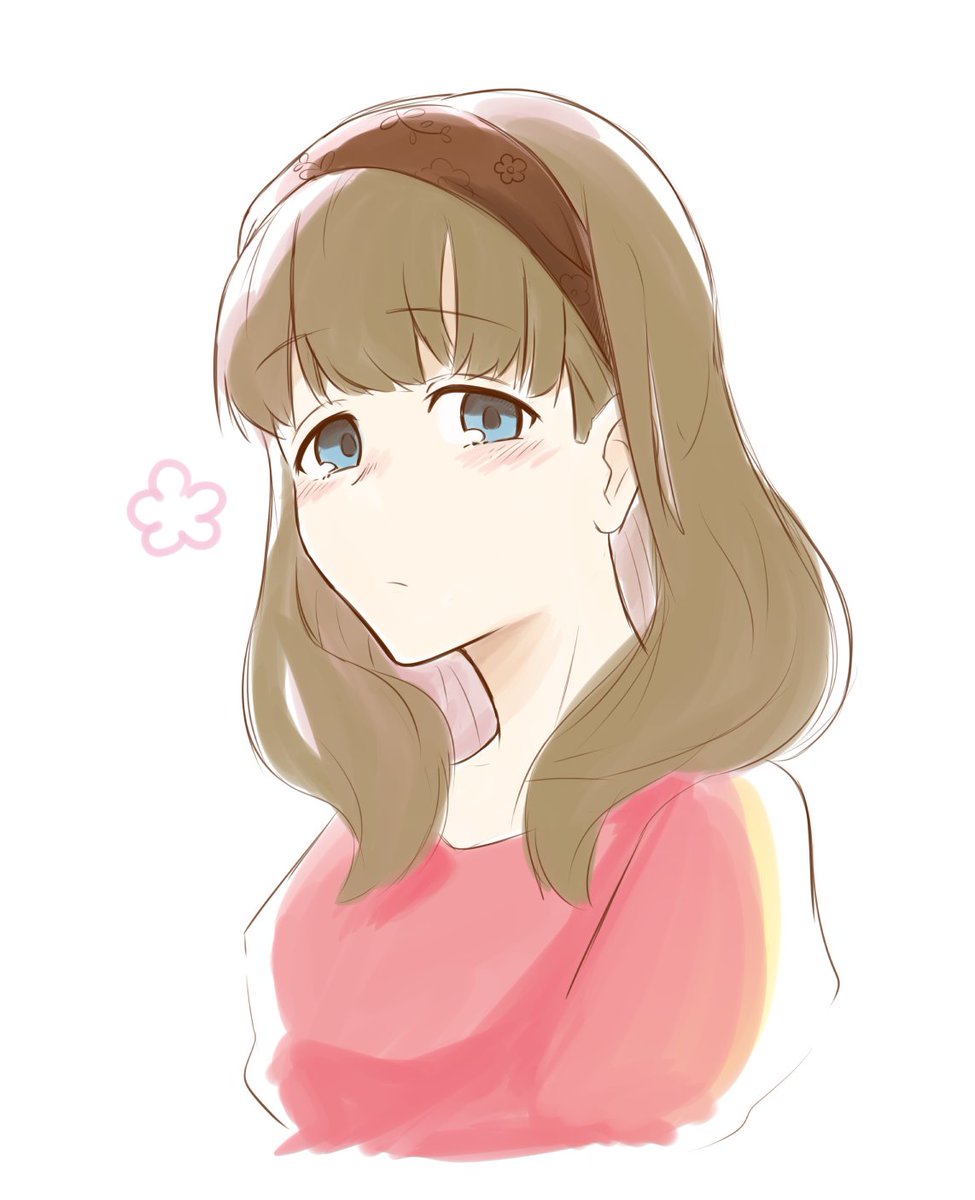 服屋で見かけたヘアバンド まゆに似合う うん似合う エヌ氏のイラスト