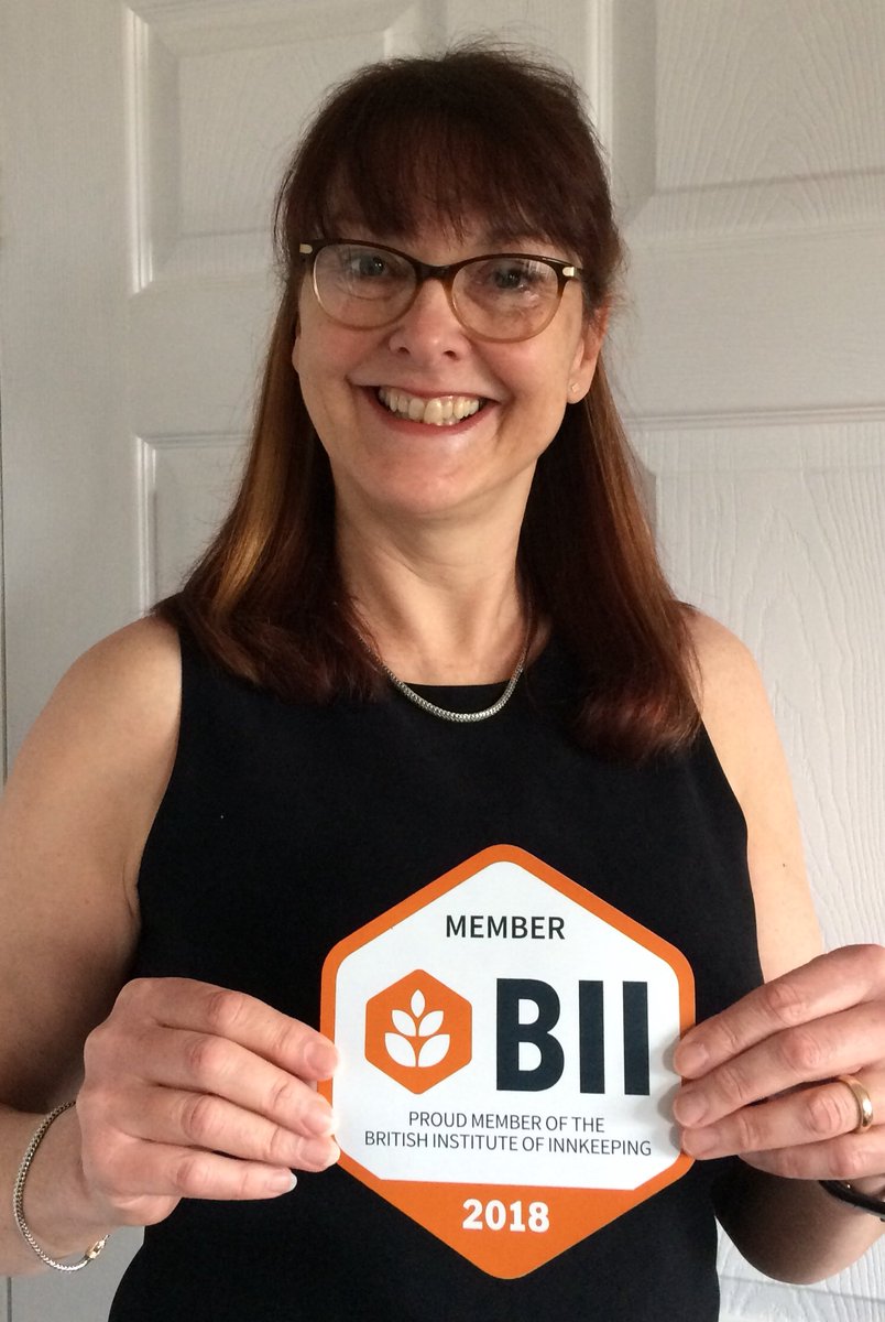 I’m often asked what MBII means after my name. It means I am a proud member of the @BIIandBIIAB  British Institute of Innkeepers, and I receive up to date information on any changes in law around selling and supplying alcohol #intheloop #uptodate #alcoholaware #Professionalbody