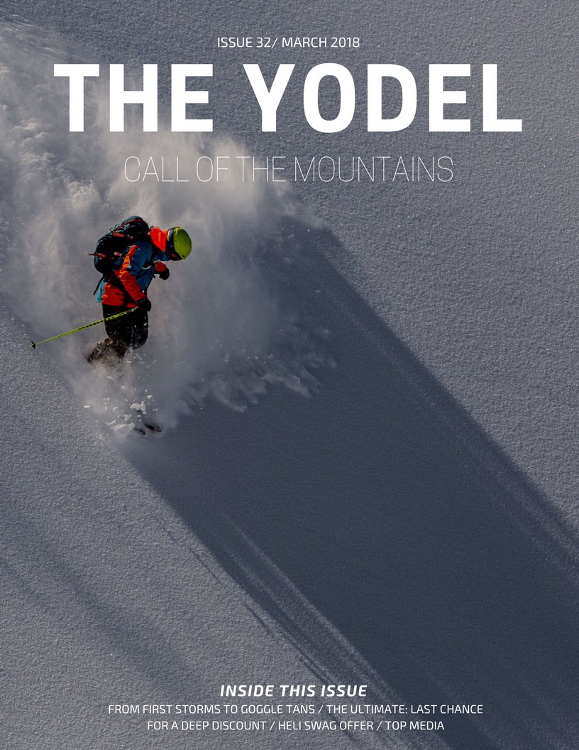 purcellheliski's tweet photo. #TheYodel is released tomorrow! From First Storms to Goggle Tans. Remedy for Not Enough Ski Days and a Special Offer. Sign up HERE to get it: https://t.co/CaKUr7pO79 #powderforthepeople #lovethebackcountry https://t.co/86skldLkQm