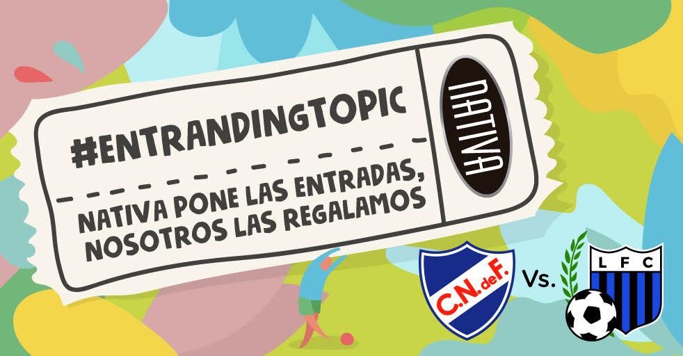 noseasmalotv's tweet photo. El sábado juegan The Nacional - Liverpool, hermoso partido de Premier League en el GPC.

Les regalamos DOS ENTRADAS DOBLES.
Para ganárselas tienen que:
1) RT a este tweet
2) Seguir a @NativaURU

Más claro, echale agua (cuac). https://t.co/Ng4DLVq26f