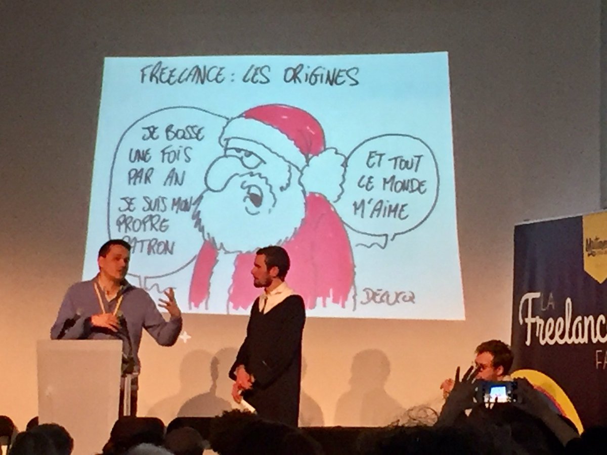 Le Père-Noël, le premier des freelances ? #freelancefair 🎅🏼