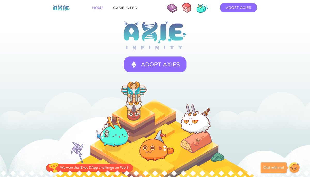 dappinsight's tweet photo. Axie Infinity(@AxieInfinity) is live on https://t.co/1E0nRhmr1y
Axie Infinity is a game about collecting and raising fantasy creatures called Axie, on the Ethereum platform. It has a pretty good usage data. check out it now  https://t.co/oJK7adj9D8  #ethereum #dApps https://t.co/uJPyQz1UzL