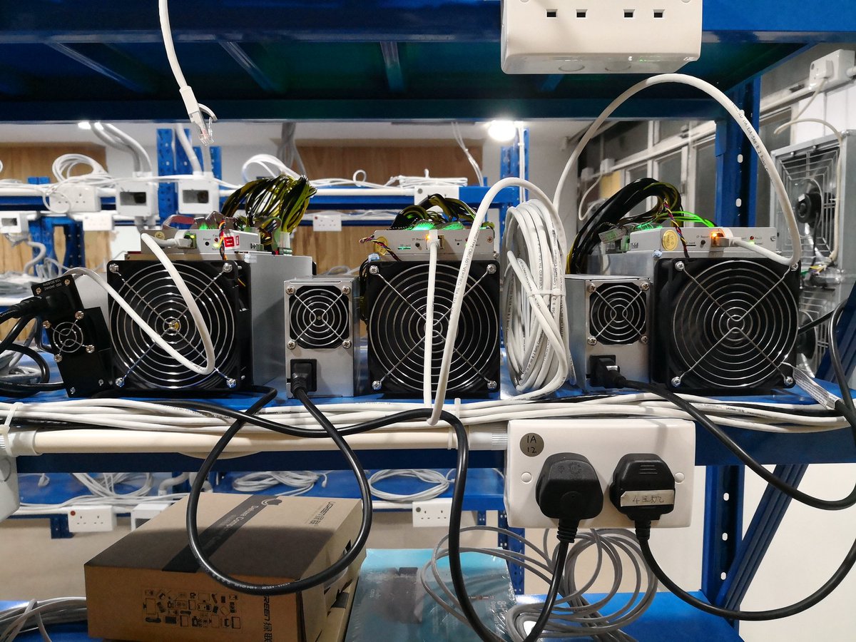 CalvinHe15's tweet photo. @HalongMining @MyRig_com  Changed place to my private farm waiting for B29s and B52s. Now this is Dragonmint T1 and two S9. Not very stable yet I believe, need more time testing https://t.co/VP5h1mzbnX